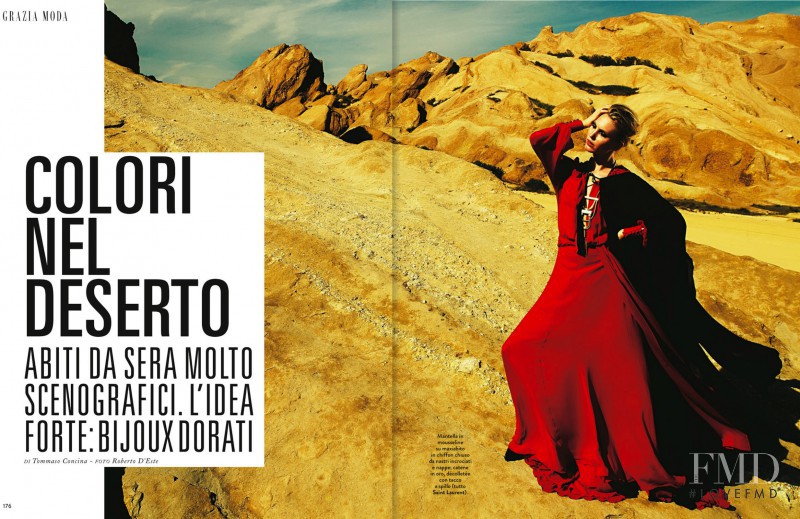 Edda Petursdottir featured in Colori Nel Deserto, May 2013