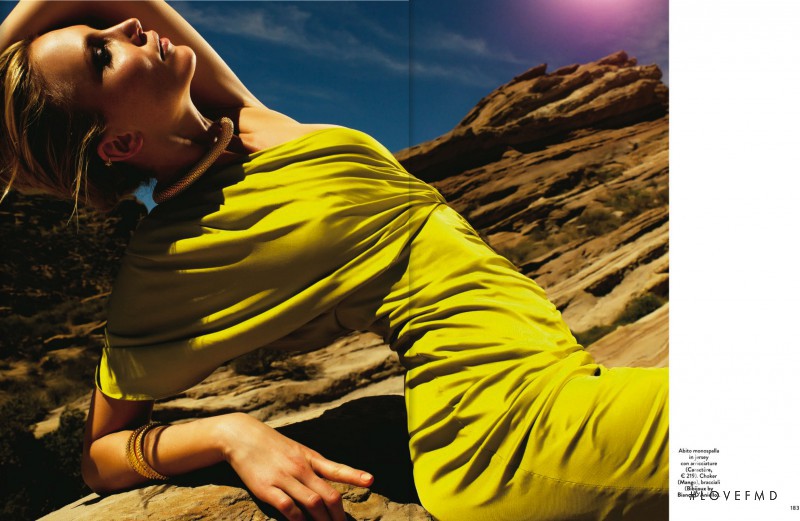 Edda Petursdottir featured in Colori Nel Deserto, May 2013