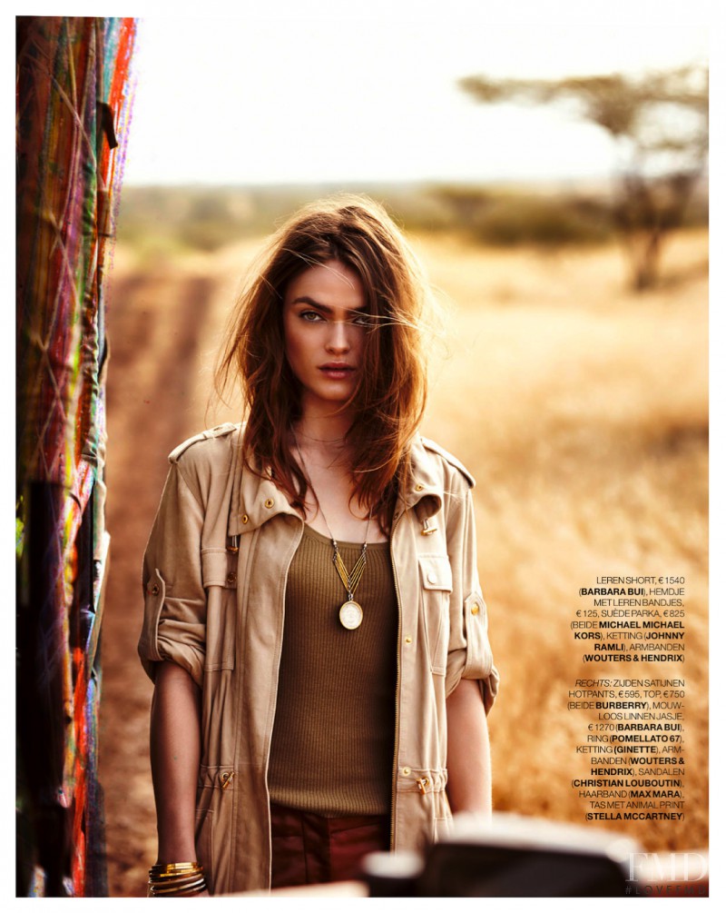 Sophie Vlaming featured in Out Of Africa, June 2013