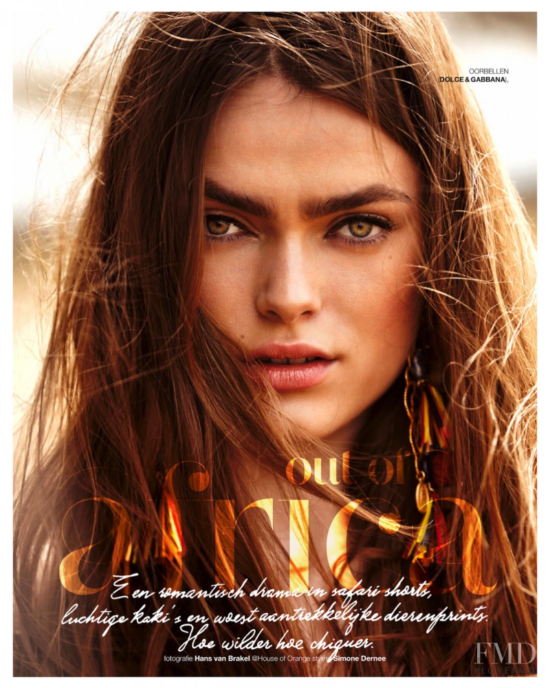 Sophie Vlaming featured in Out Of Africa, June 2013