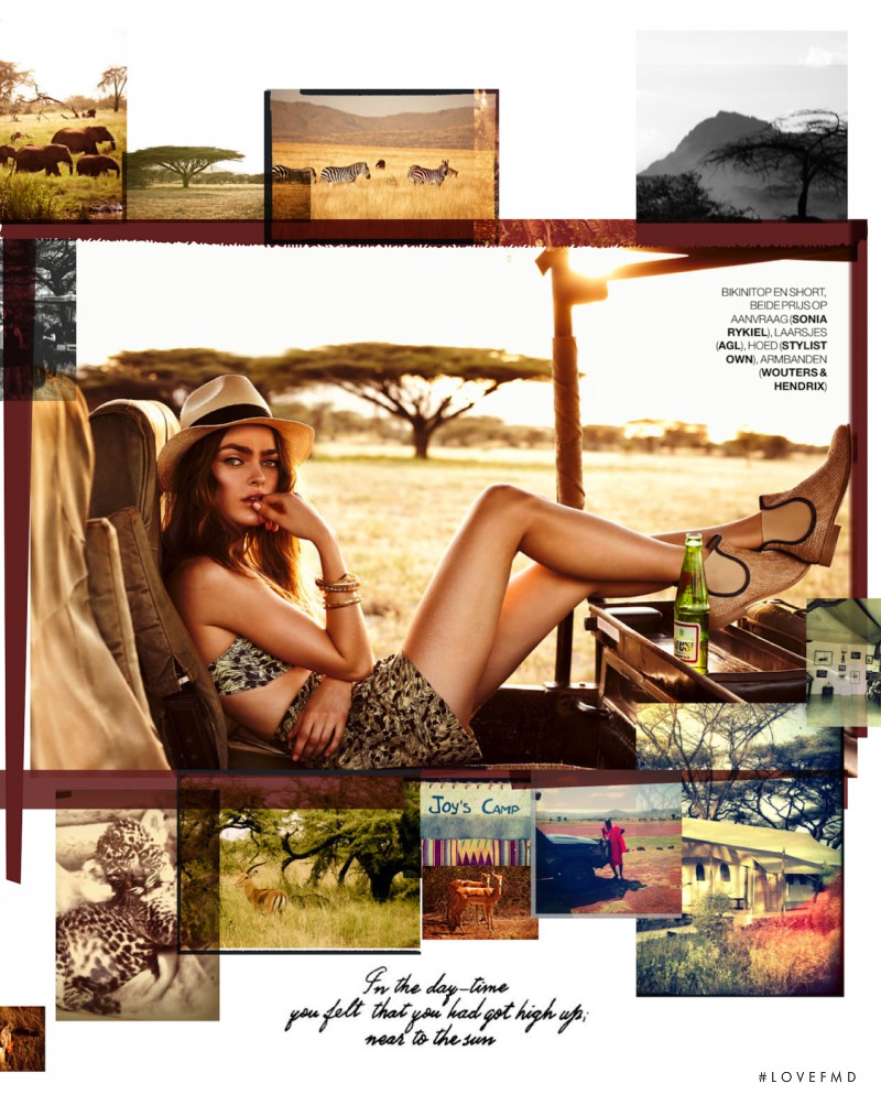 Sophie Vlaming featured in Out Of Africa, June 2013