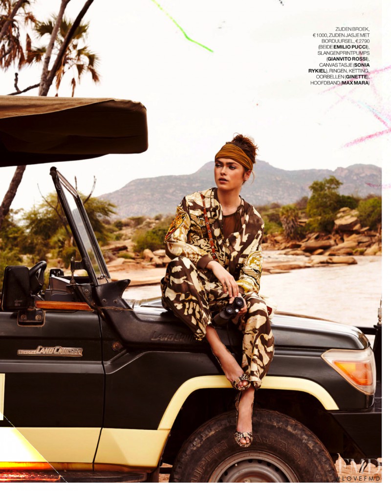 Sophie Vlaming featured in Out Of Africa, June 2013