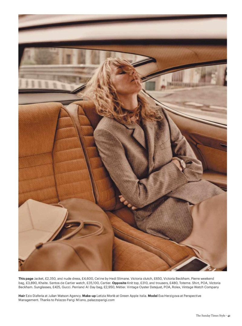 Eva Herzigova featured in Girl About Town, June 2024