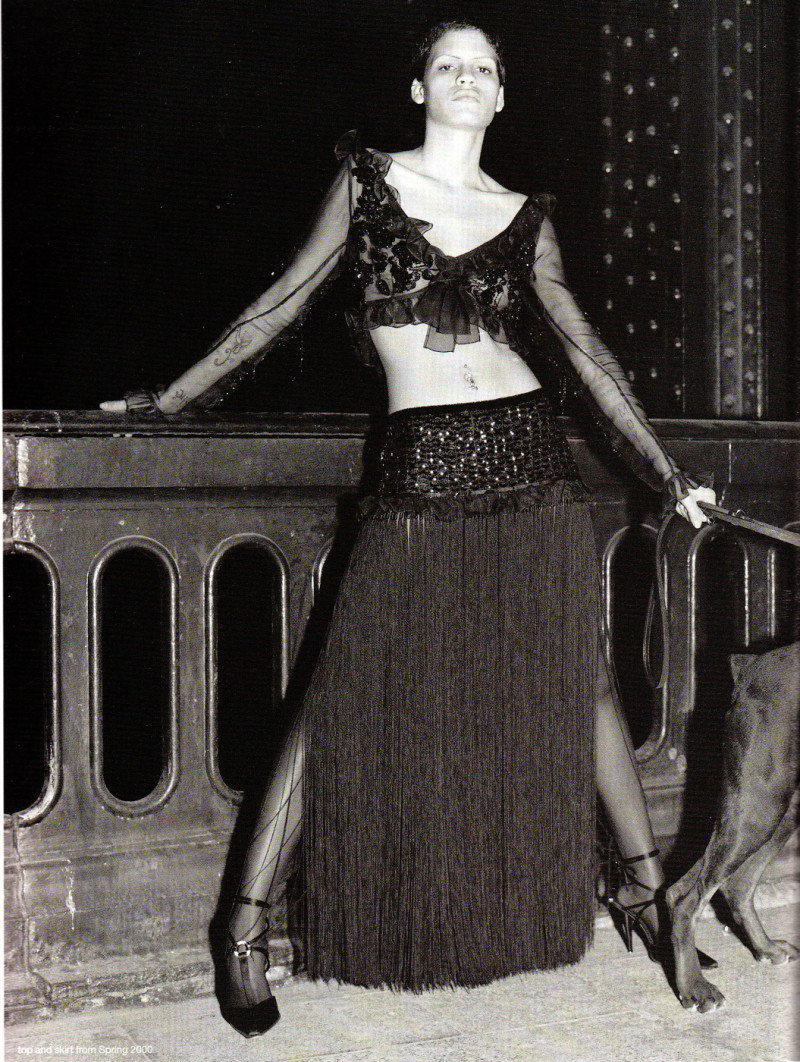Czara, YSL Haute Couture, October 2002