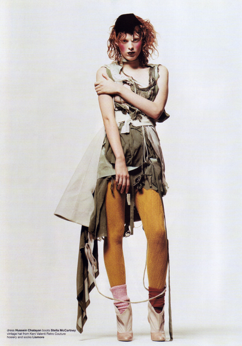 Karen Elson featured in Fin De Ciécle Boudoir, June 2002