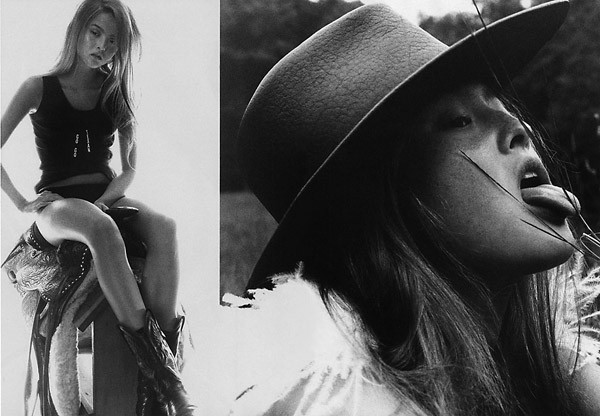 Devon Aoki featured in Helmut Lang, November 2000