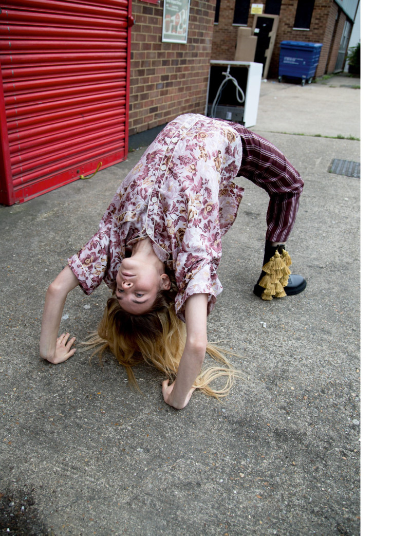 Maya Gunn featured in Work In Progress: Burberry, May 2016