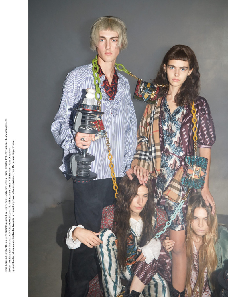 Maya Gunn featured in Work In Progress: Burberry, May 2016