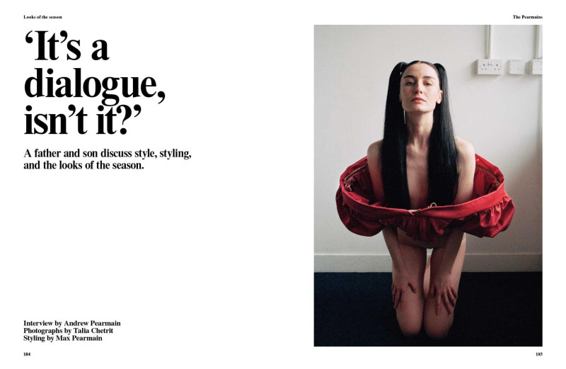Erin O%Connor featured in It\'s a dialogue, isn\'t it?, April 2017