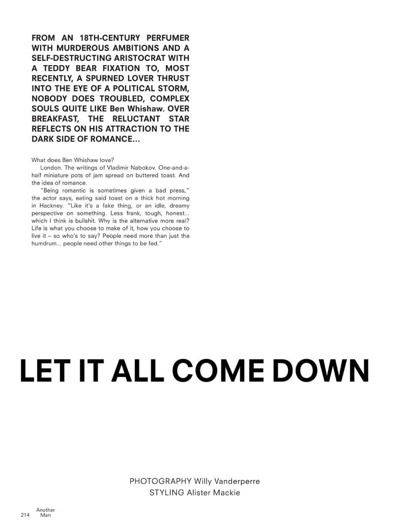 Let It All Come Down, September 2018
