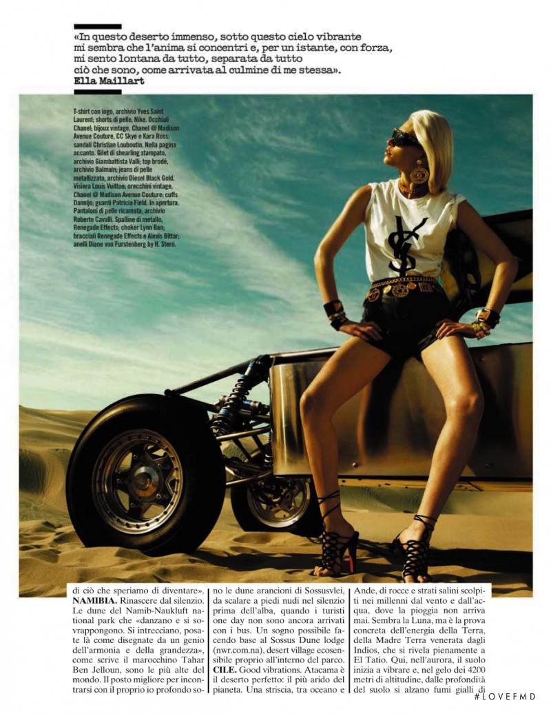 Aline Weber featured in Desert Experience, May 2013