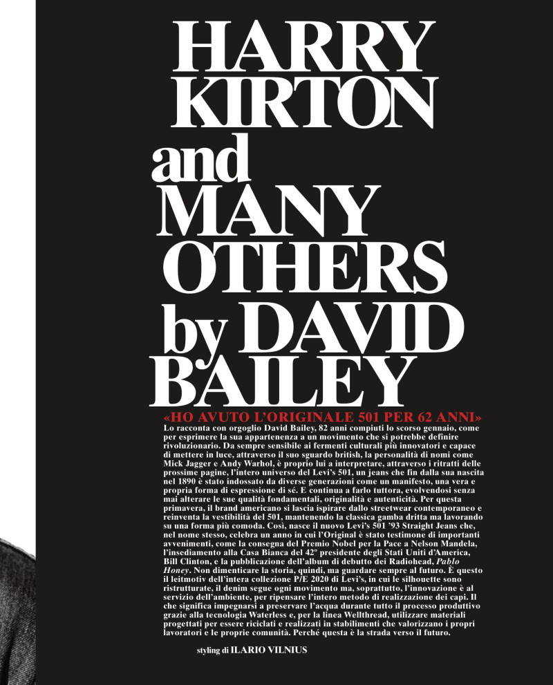Lila Grace Moss featured in Harry Kirton and Many Others by David Bailey, April 2020