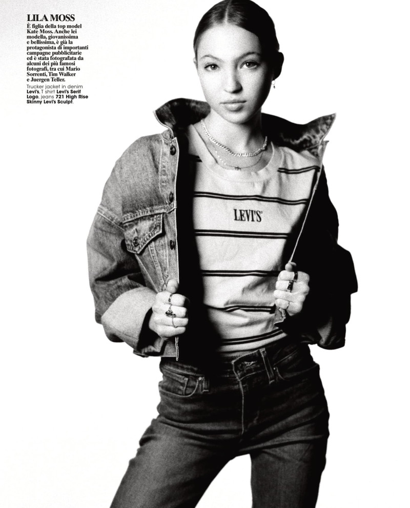 Lila Grace Moss featured in Harry Kirton and Many Others by David Bailey, April 2020