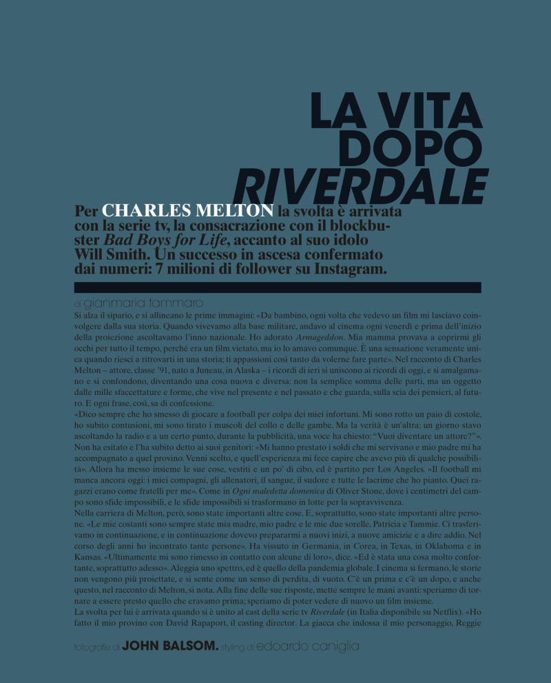 La Vita Dopo Riverdale, April 2020