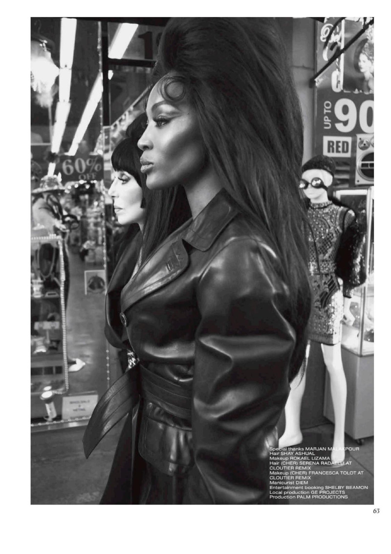 Naomi Campbell featured in The Power of Three, March 2020