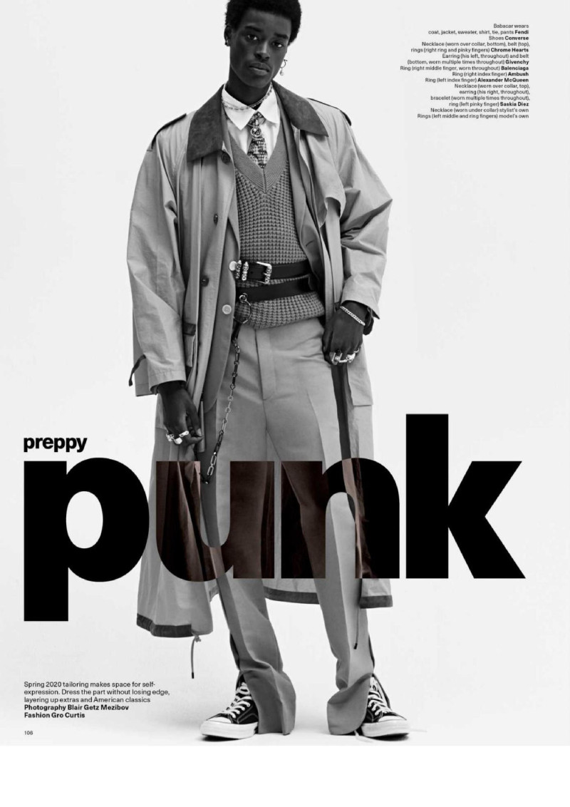 Wellington Grant featured in Preppy Punk, March 2020