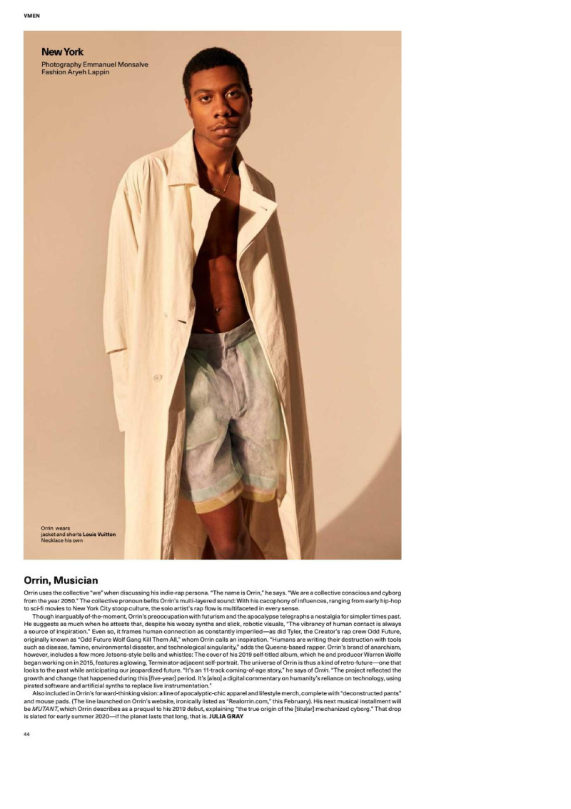 VMen Spring/Summer 2020, March 2020