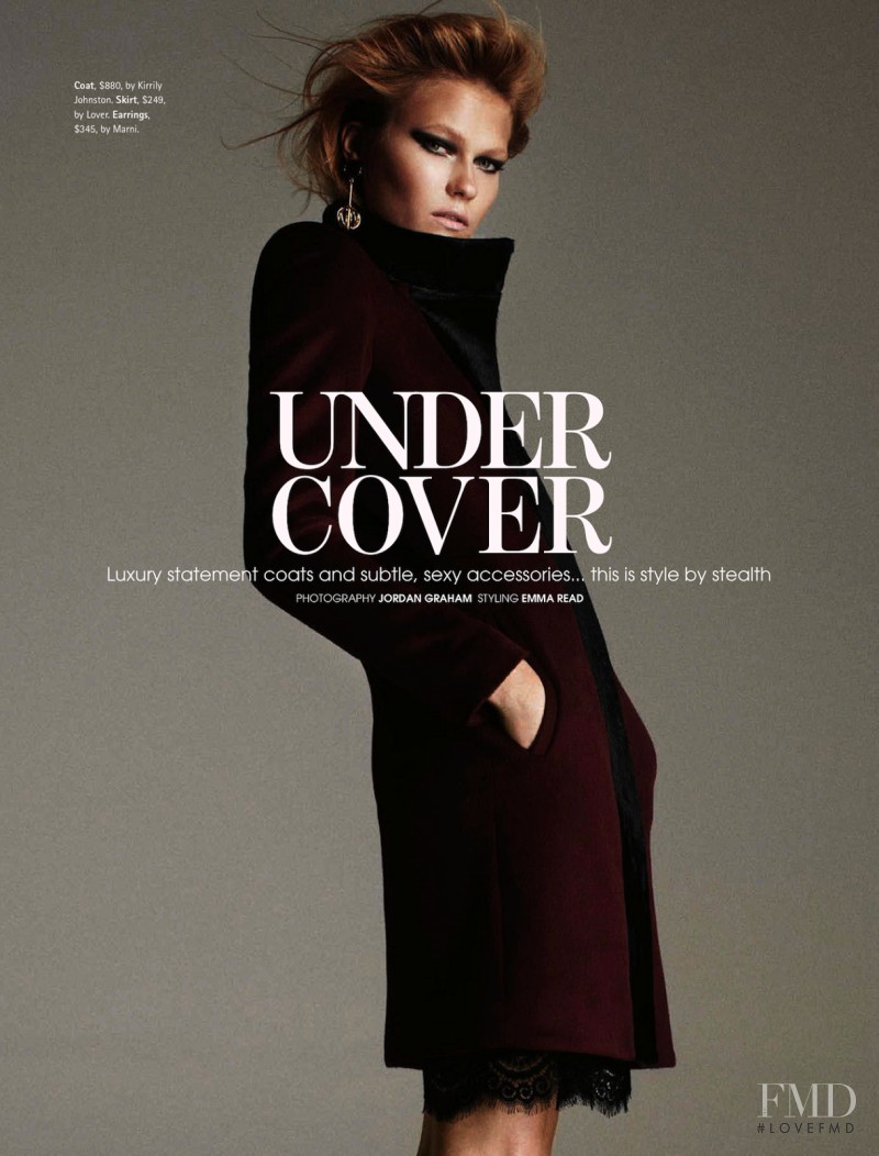Lia Serge featured in Undercover, May 2013