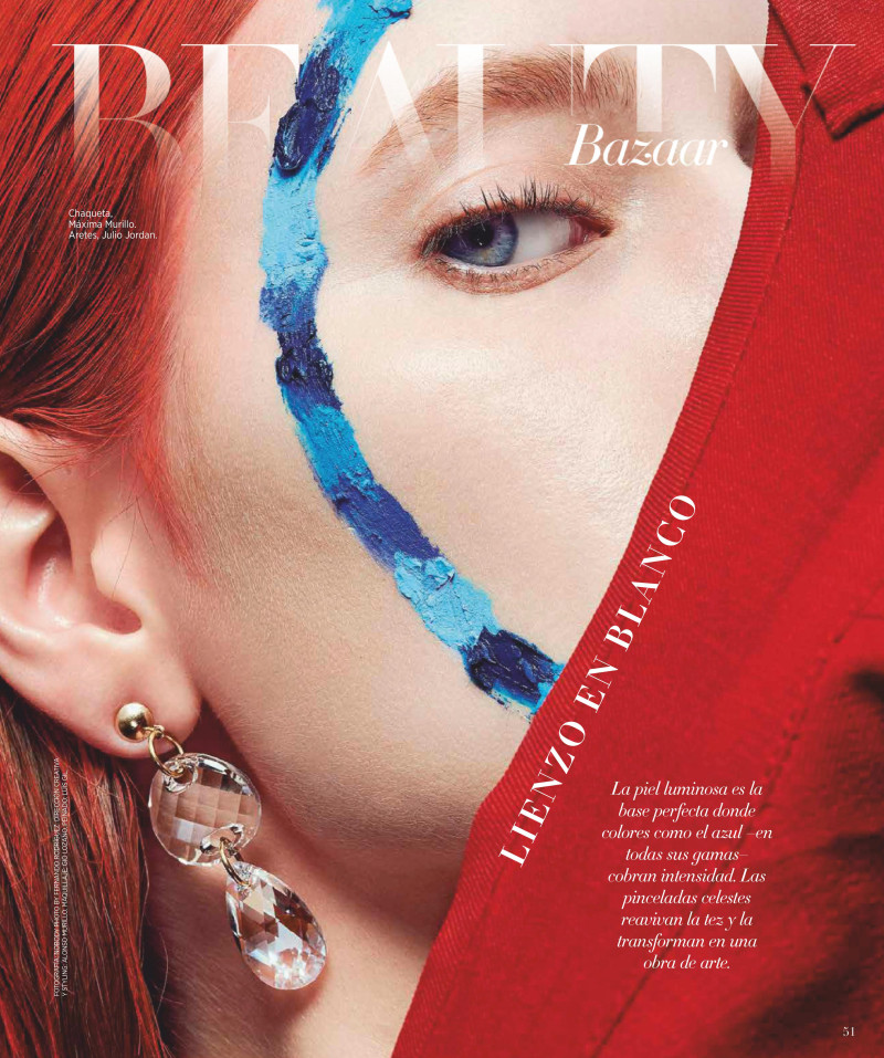 Bazaar Beauty: Blue Velvet, April 2020