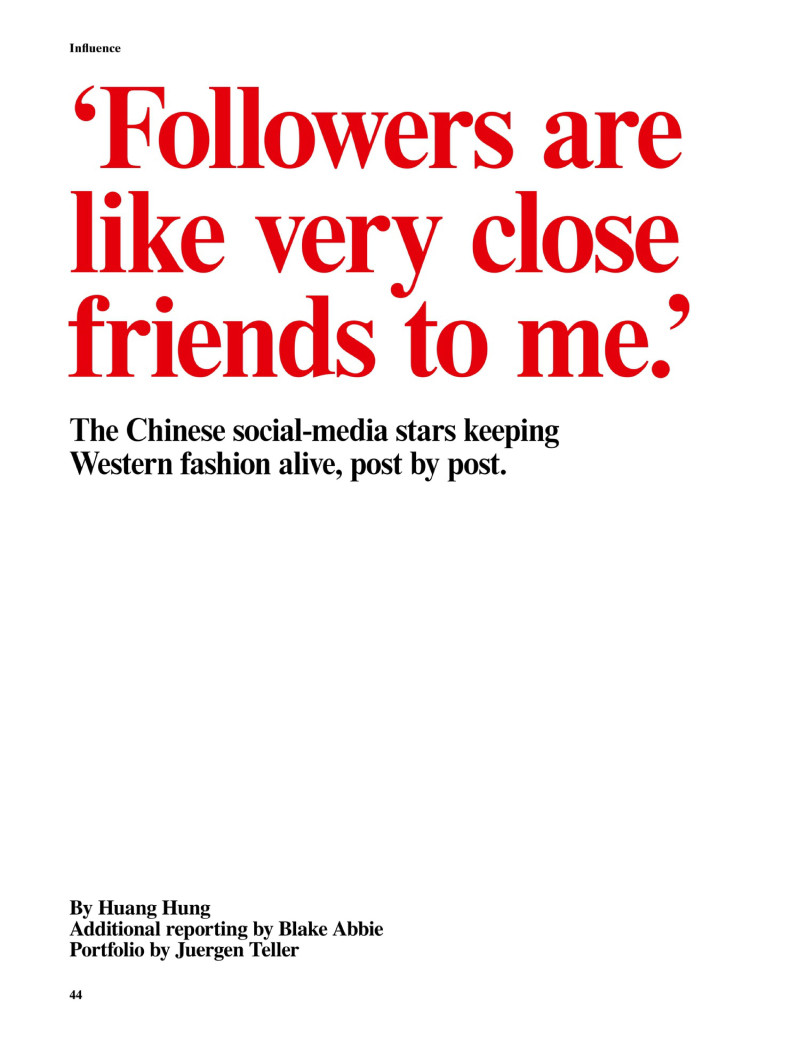 Influence China, March 2019