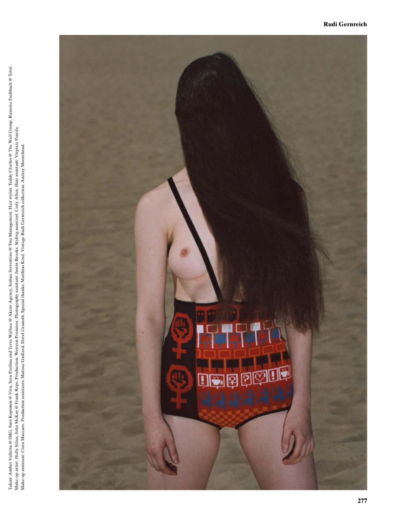 Amber Valletta featured in The Legendary: Rudi Gerngeich, March 2019