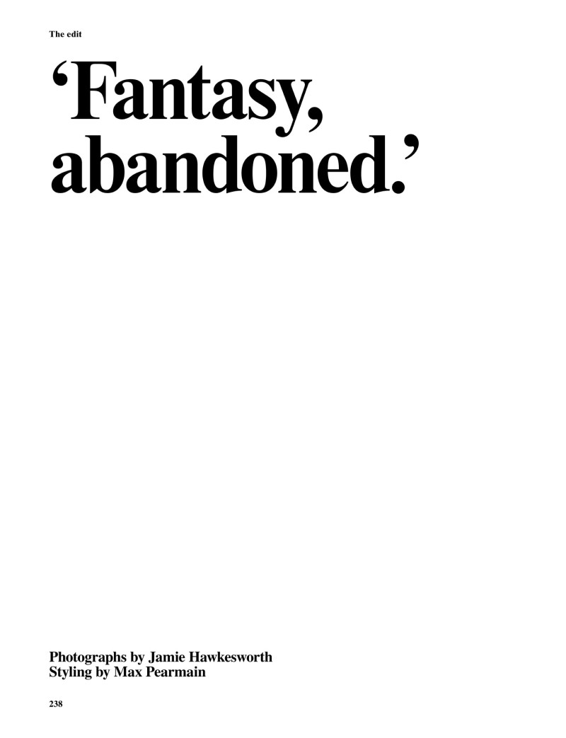 Jean Campbell featured in The Edit: Fantasy Abandoned, March 2018