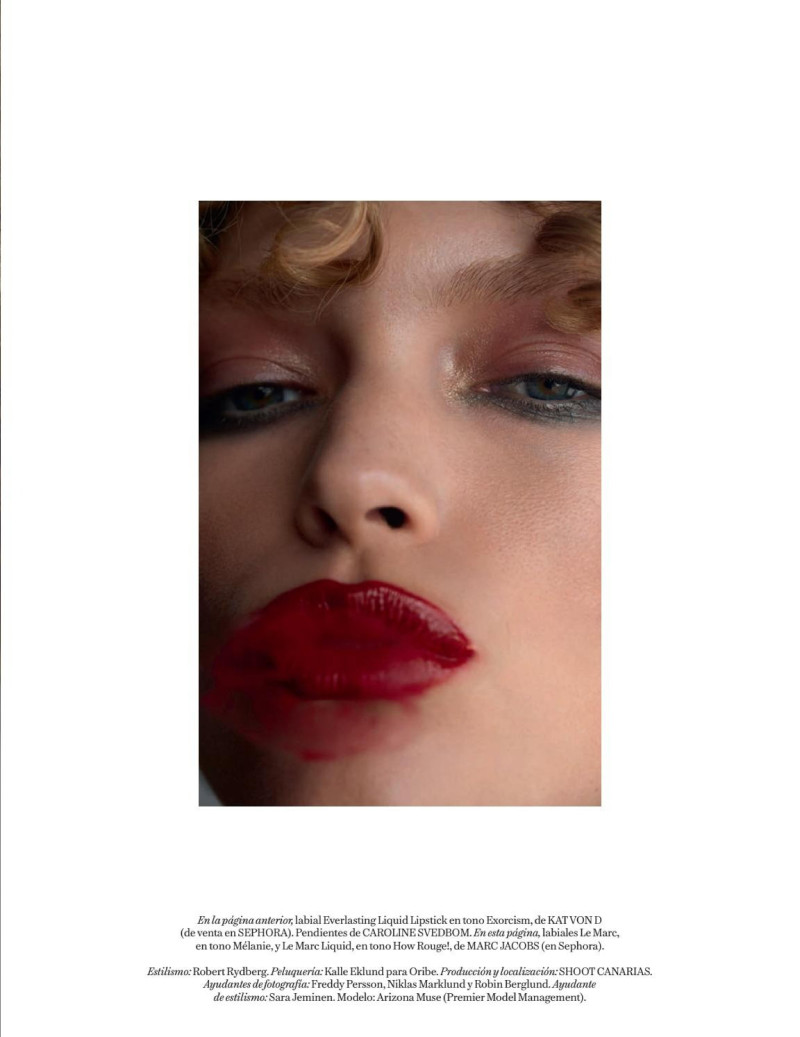 Arizona Muse featured in Boca A Boca, March 2020