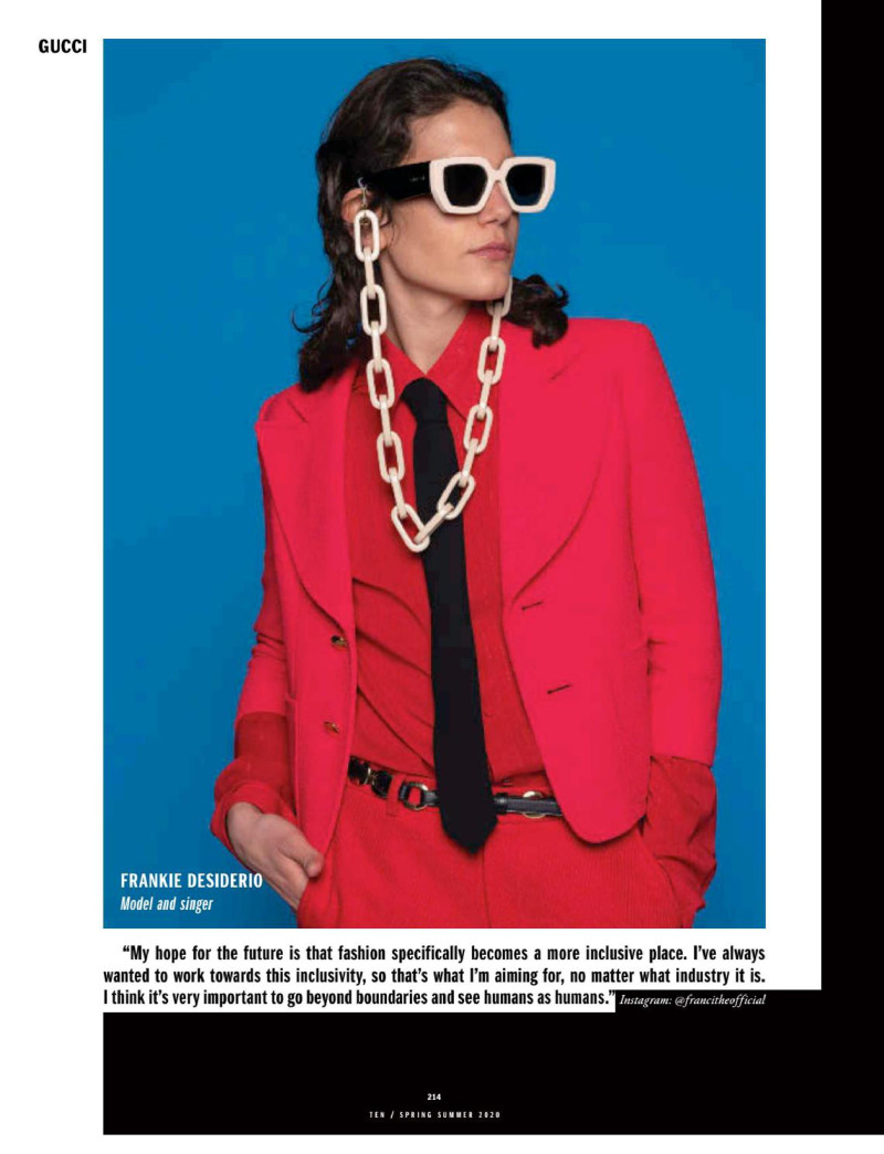 Finn Buchanan featured in Gucci: Love Yourself, March 2020