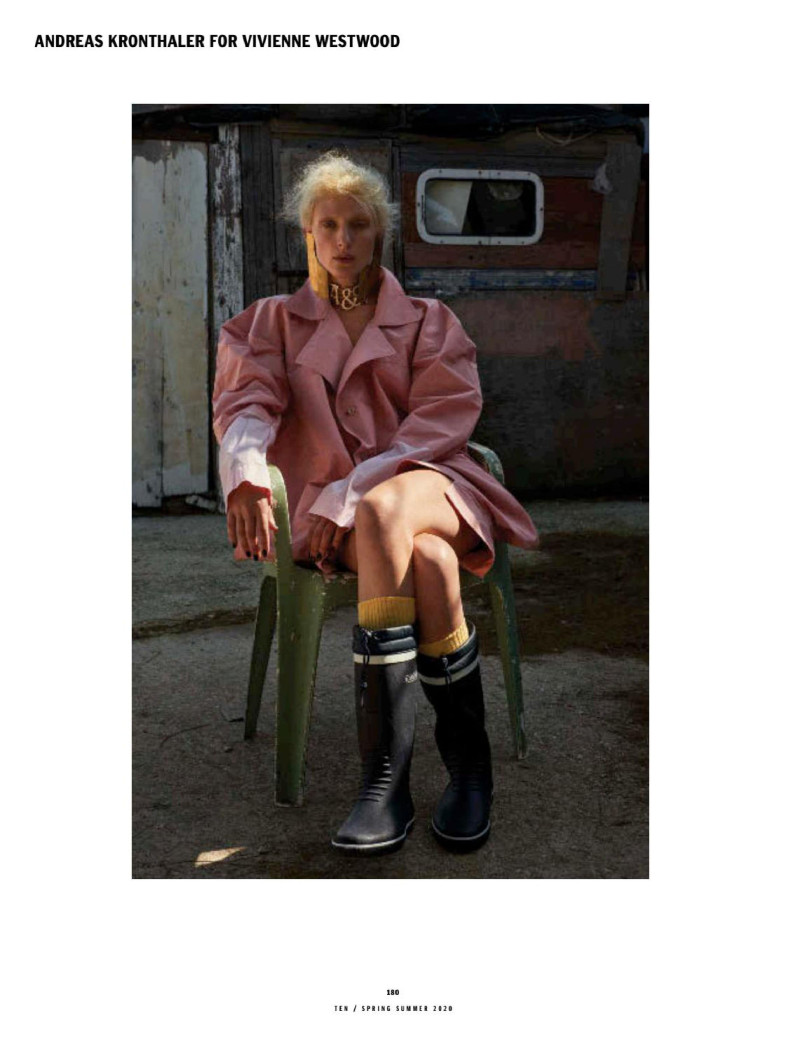 Maggie Maurer featured in Andreas Kronthaler for Vivienne Westwood: You Were Made For Victory, March 2020