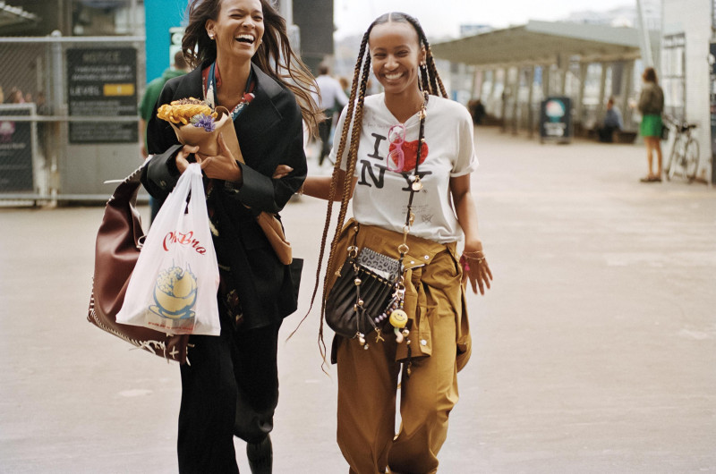 Liya Kebede featured in On The Run: The Best Fashion For Going Places And Getting Things Done, January 2025
