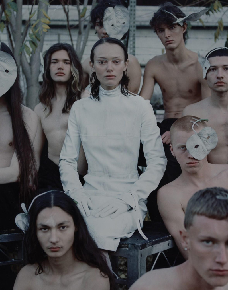 Simona Kust featured in Trois Couleurs: Blane, January 2025