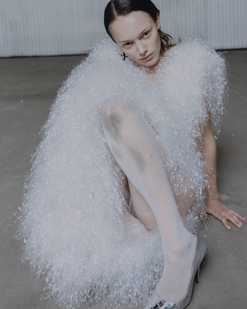 Simona Kust featured in Trois Couleurs: Blane, January 2025