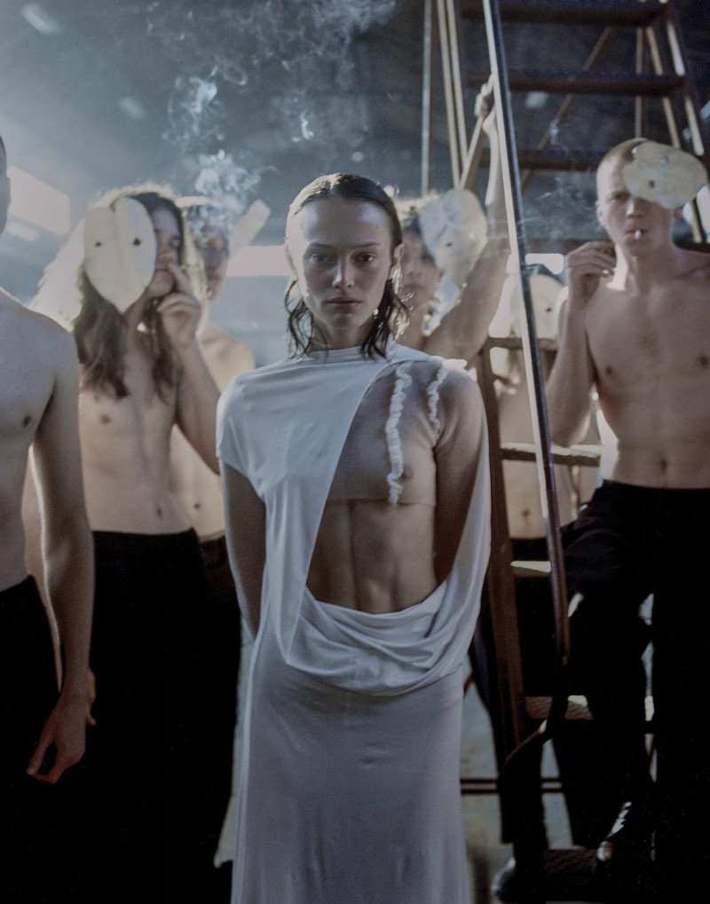 Simona Kust featured in Trois Couleurs: Blane, January 2025