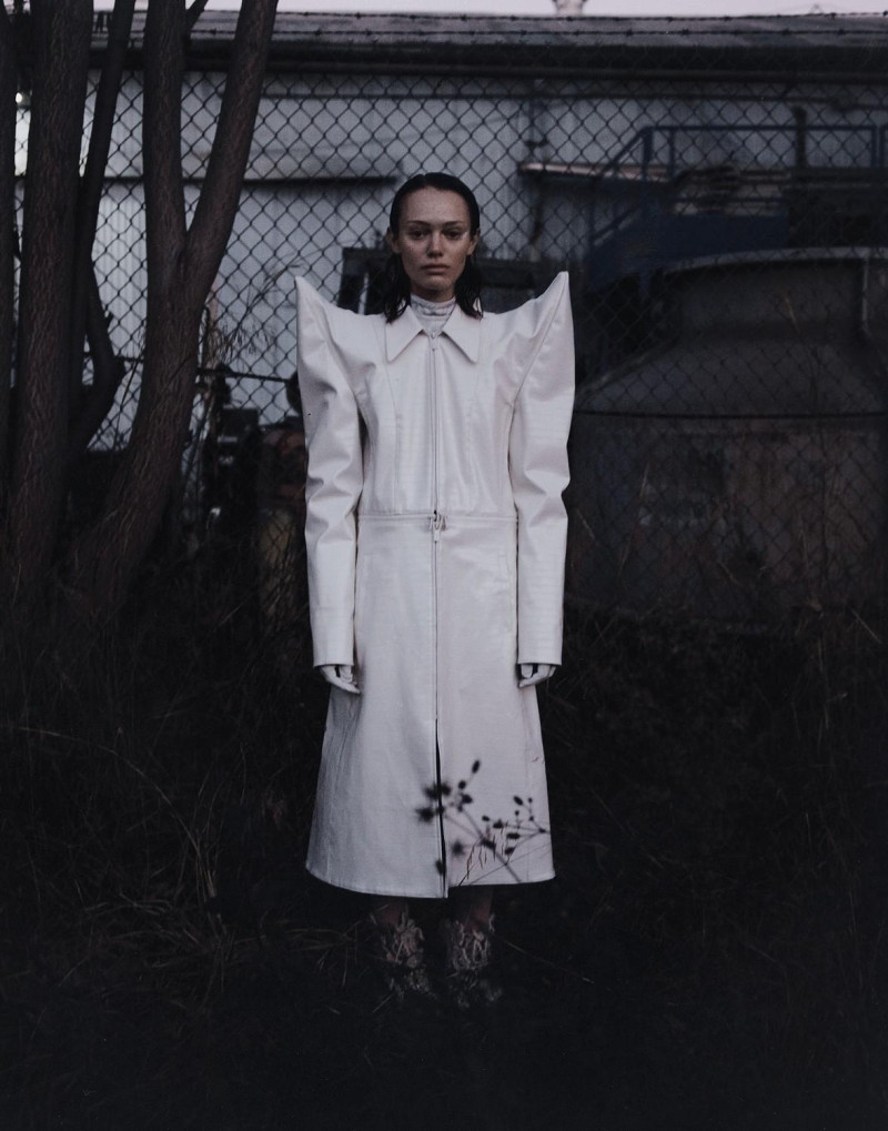 Simona Kust featured in Trois Couleurs: Blane, January 2025