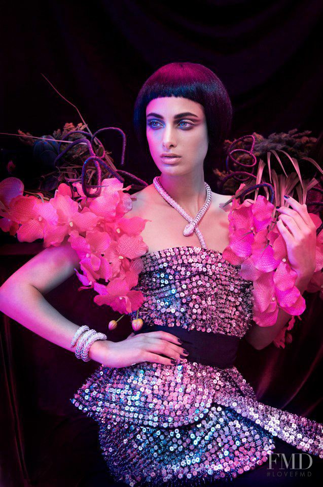 Samira Mahboub featured in BVLGARI Serpenti: Snake Charmer, May 2013