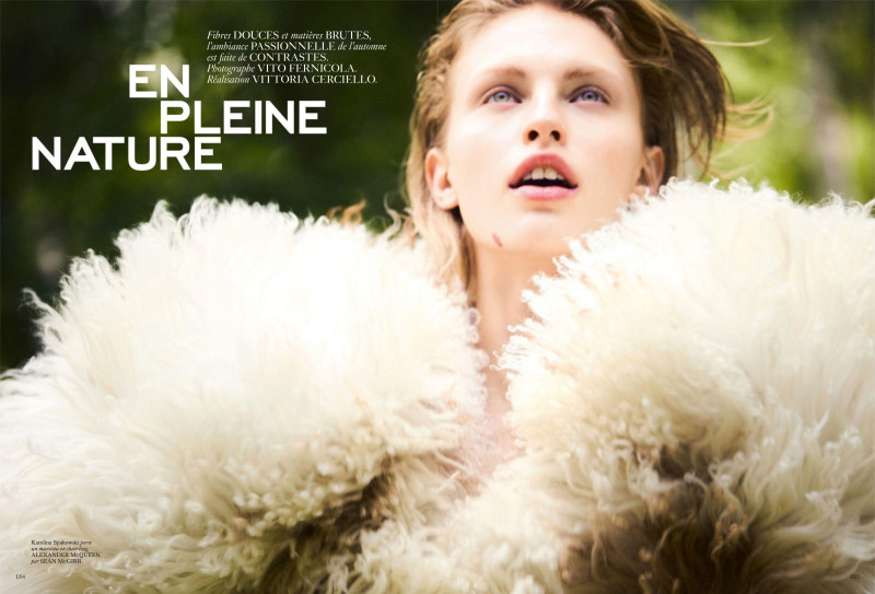 Karolina Spakowski featured in En pleine nature, October 2024