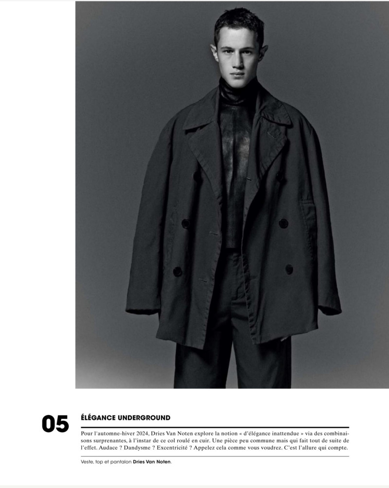 Hoyong Kim featured in Leçons de Style, December 2024