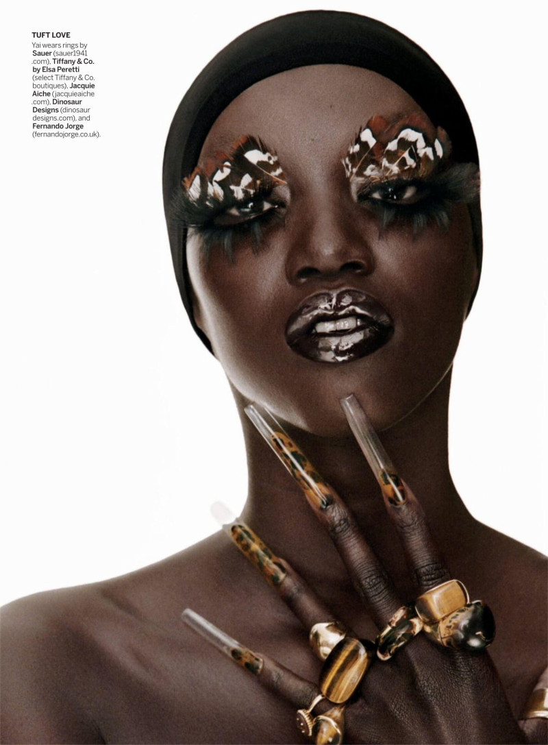Anok Yai featured in Impossible Beauty, December 2024