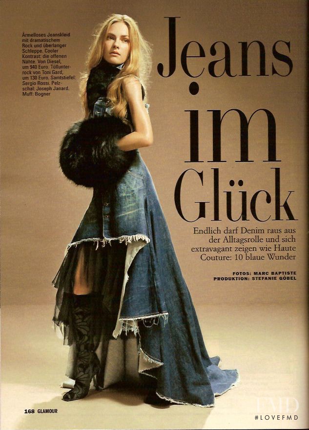 Ania Kisiel featured in Jeans im Glück, October 2006