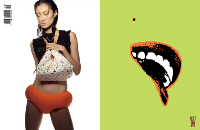 Eva Herzigova featured in Louis Vuitton X Takashi Murakami, January 2024