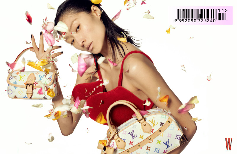 Eva Herzigova featured in Louis Vuitton X Takashi Murakami, January 2024