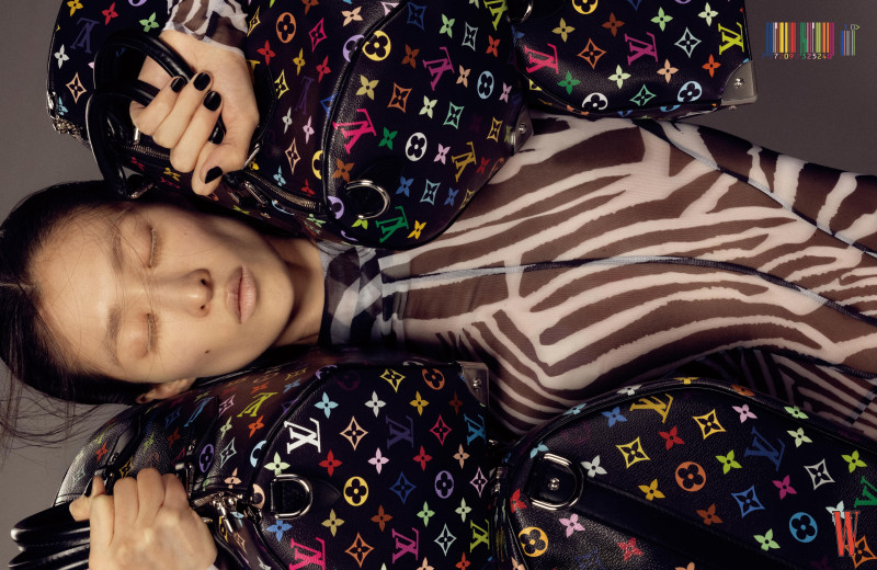 Eva Herzigova featured in Louis Vuitton X Takashi Murakami, January 2024
