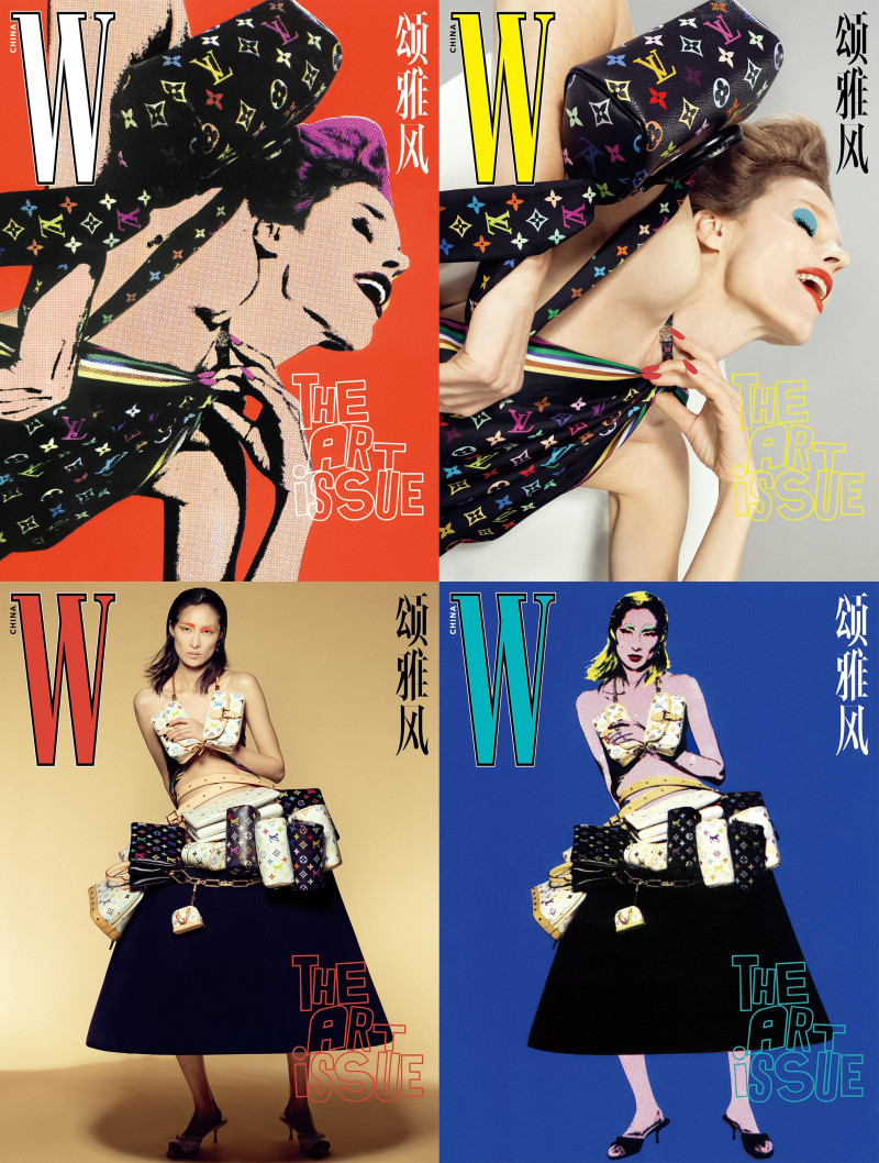 Eva Herzigova featured in Louis Vuitton X Takashi Murakami, January 2024