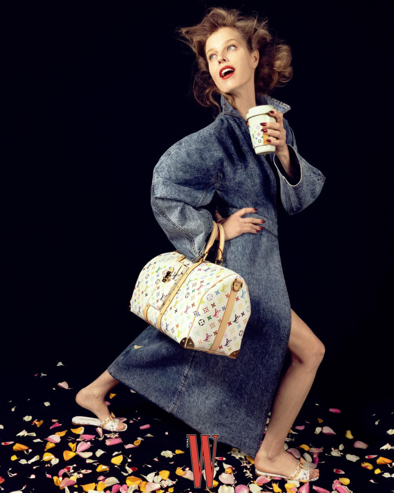 Eva Herzigova featured in Louis Vuitton X Takashi Murakami, January 2024