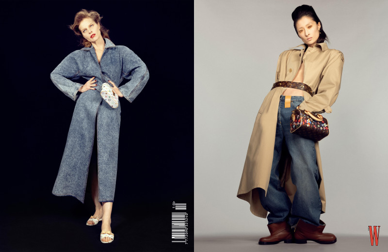 Eva Herzigova featured in Louis Vuitton X Takashi Murakami, January 2024