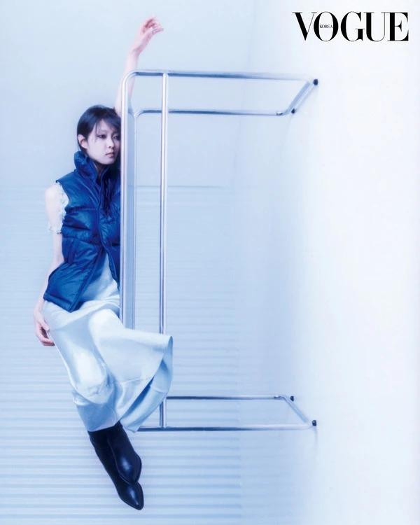So Young Kang featured in Outerwear with a dress, for the 2024 party, December 2024