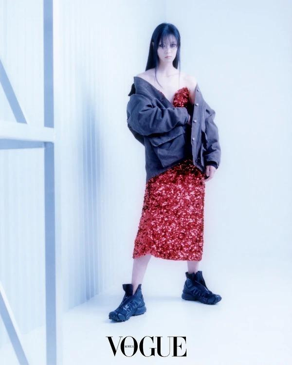 So Young Kang featured in Outerwear with a dress, for the 2024 party, December 2024