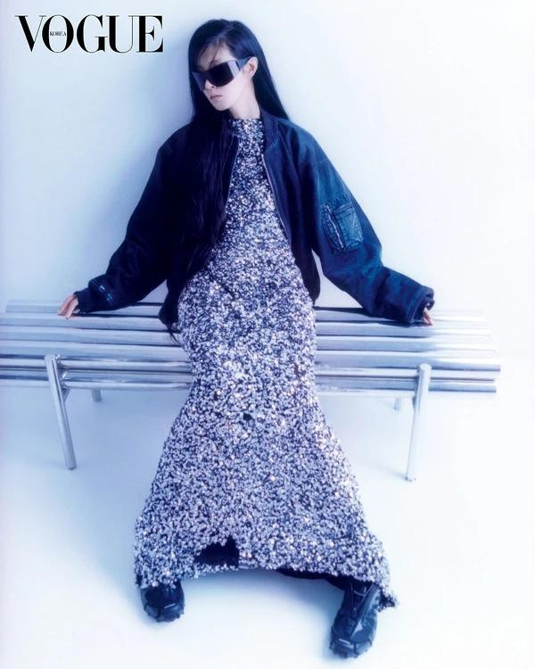 So Young Kang featured in Outerwear with a dress, for the 2024 party, December 2024