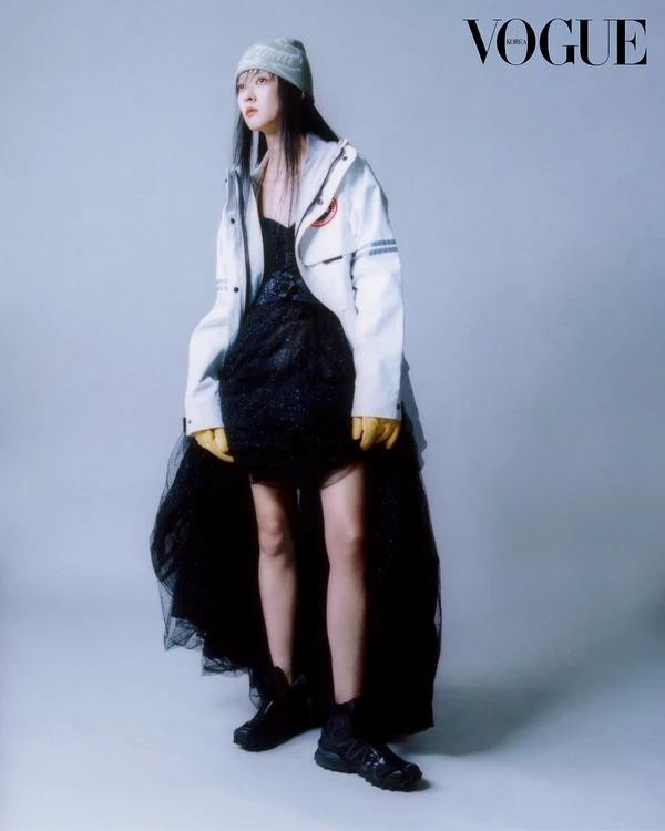 So Young Kang featured in Outerwear with a dress, for the 2024 party, December 2024
