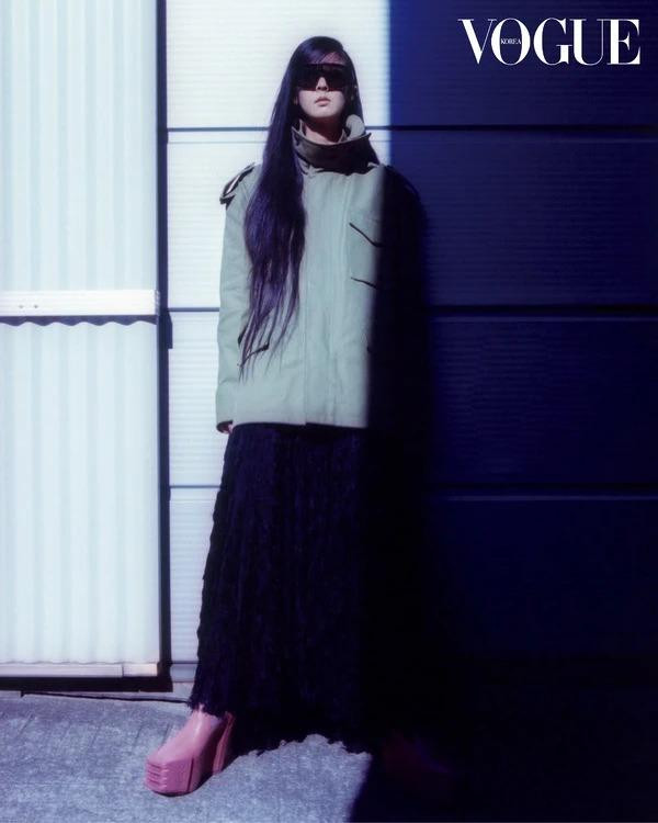 So Young Kang featured in Outerwear with a dress, for the 2024 party, December 2024
